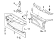Ford Taurus X Air Deflector Diagram - 8G1Z-8310-B