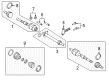 Ford Fusion CV Boot Diagram - 7T4Z-3A331-B