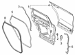 Lincoln Corsair Door Seal Diagram - LJ7Z-78253A10-C