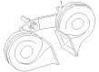 Ford Freestyle Horn Diagram - 7F9Z-13832-A