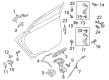 Ford Fusion Door Hinge Diagram - DS7Z-5426811-B