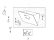 Lincoln Mark LT Glove Box Diagram - 4L3Z-1506024-AAC