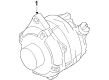 Ford Taurus Alternator Diagram - HU2Z-10V346-BXRM