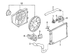 Ford Focus Radiator fan Diagram - 3S4Z-8C607-BG
