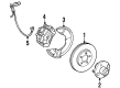 Ford Taurus Backing Plate Diagram - F3OY-2K005-A