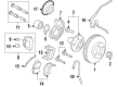 Ford Escape Brake Rotor Diagram - 2U2Z-1V125-C