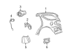 Ford Taurus Fuel Filler Housing Diagram - 1F1Z-7427936-AA