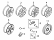 Ford Fusion Spare Wheel Diagram - HS7Z-1007-D
