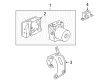 Ford ABS Control Module Diagram - 8L1Z-2C219-D