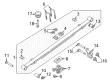 Ford Bump Stop Diagram - GL3Z-4730-A