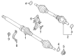 Ford Police Responder Hybrid Axle Shaft Diagram - DG9Z-3B436-BT