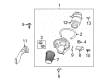 Ford Speed Sensor Diagram - XW4Z-7H103-AA
