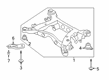 Lincoln Front Cross-Member Diagram - LX6Z-5035-AF