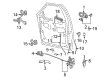 Ford Expedition Interior Door Handle Diagram - F75Z-7822601-AAA