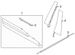 Lincoln Nautilus Door Moldings Diagram - R2TZ-5825556-DBPTM