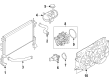 Ford Mustang Radiator fan Diagram - FR3Z-8C607-B