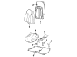Mercury Cougar Seat Covers Diagram - F8RZ63638A04CAJ
