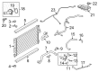 Ford Coolant Reservoir Hose Diagram - CV6Z-8286-N