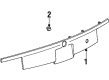 Mercury Bumper Reflector Diagram - F5MY-13A565-A