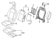 Ford EcoSport Seat Covers Diagram - GN1Z-5864416-YB