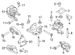 Ford Engine Mount Diagram - 7A1Z-6038-AA