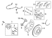 Ford EcoSport Backing Plate Diagram - GN1Z-2C028-C