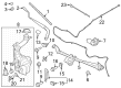 Ford Mustang Windshield Washer Pump Diagram - JL3Z-17664-B