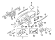Lincoln MKZ Dash Panel Vent Portion Covers Diagram - AH6Z-5404302-BB
