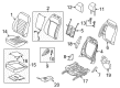 Ford SSV Plug-In Hybrid Seat Covers Diagram - HS7Z-5464416-EC