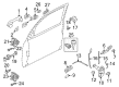 Ford Escape Interior Door Handle Diagram - 8L8Z-7822600-BA