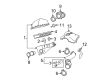 Ford Crown Victoria Air Filter Box Diagram - 3W7Z-9600-BA