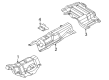 Ford Maverick Exhaust Heat Shield Diagram - NZ6Z-6011434-B