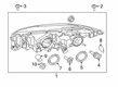 Ford Transit Connect Headlight Diagram - KT1Z-13008-B