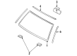 Mercury Mystique Windshield Diagram - F6RZ-5403100-AM