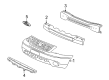 Ford Freestar Bumper Cover Diagram - 3F2Z-17D957-RAA