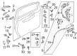 Ford C-Max Interior Door Handle Diagram - CJ5Z-7822600-CB