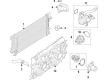 Ford Bronco Radiator fan Diagram - MB3Z-8C607-J