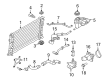 Lincoln MKZ Coolant Reservoir Hose Diagram - 9E5Z-8597-A
