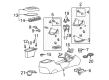 Ford Mustang Cup Holder Diagram - XR3Z-6313562-AAA
