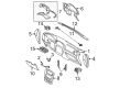 Mercury Mountaineer Steering Column Cover Diagram - 4L2Z-7804459-BAC