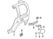 Mercury Fuel Door Diagram - XF5Z-12405A26-CA