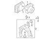 Ford Maverick Brake Fluid Pump Diagram - NZ6Z-2C286-A