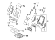 Ford Mustang Seat Covers Diagram - AR3Z-7664417-HC
