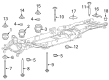 Ford F-350 Super Duty Crossmember Bushing Diagram - HC3Z-2500154-H