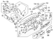 Lincoln MKX Dash Panel Vent Portion Covers Diagram - BA1Z-7804338-AB