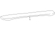 Ford Fusion Spoiler Diagram - 8E5Z-5444210-AA