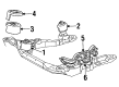 Ford Taurus Engine Mount Diagram - F7DZ-6038-AA