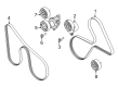 Ford Explorer Timing Belt Idler Pulley Diagram - HL3Z-6A228-A