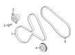 Ford Expedition Serpentine Belt Diagram - HL3Z-8620-B