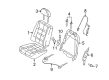 Ford Five Hundred Seat Covers Diagram - 5G1Z-5464417-BAC